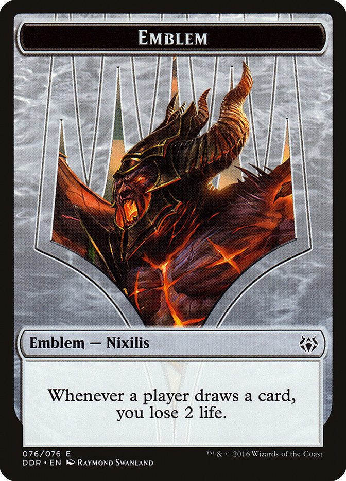 Ob Nixilis Reignited Emblem [Duel Decks: Nissa vs. Ob Nixilis] | Golgari Games