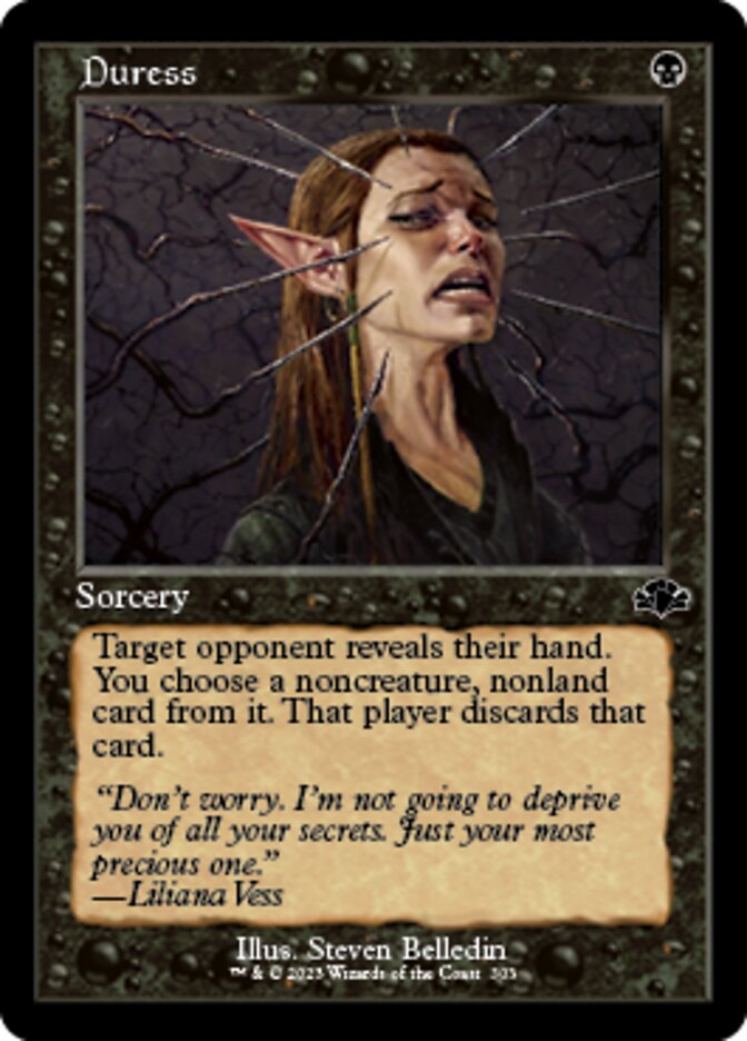 Duress (Retro) [Dominaria Remastered] | Local Legends