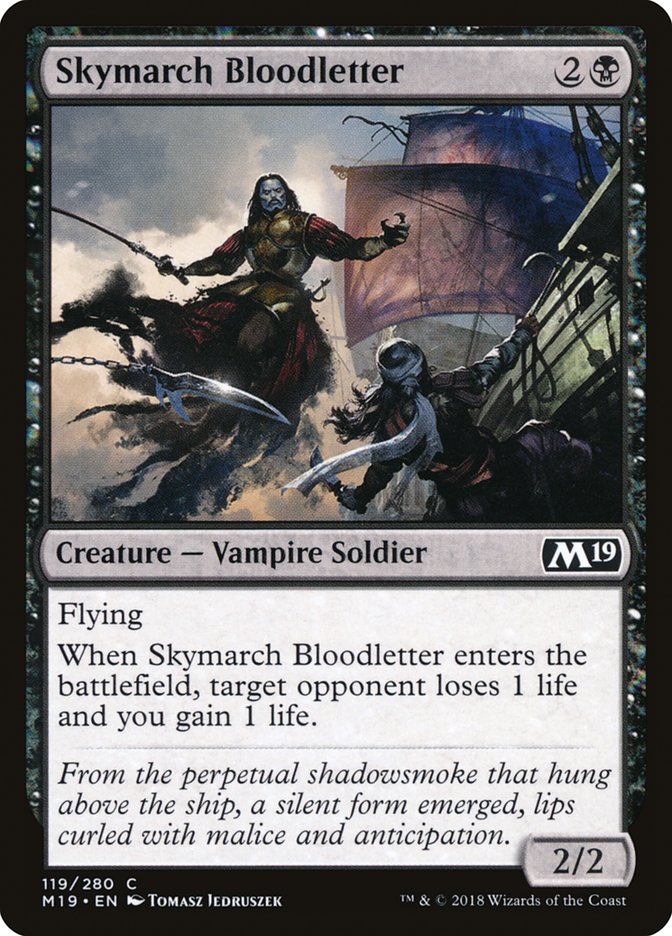 Skymarch Bloodletter [Core Set 2019] | Golgari Games