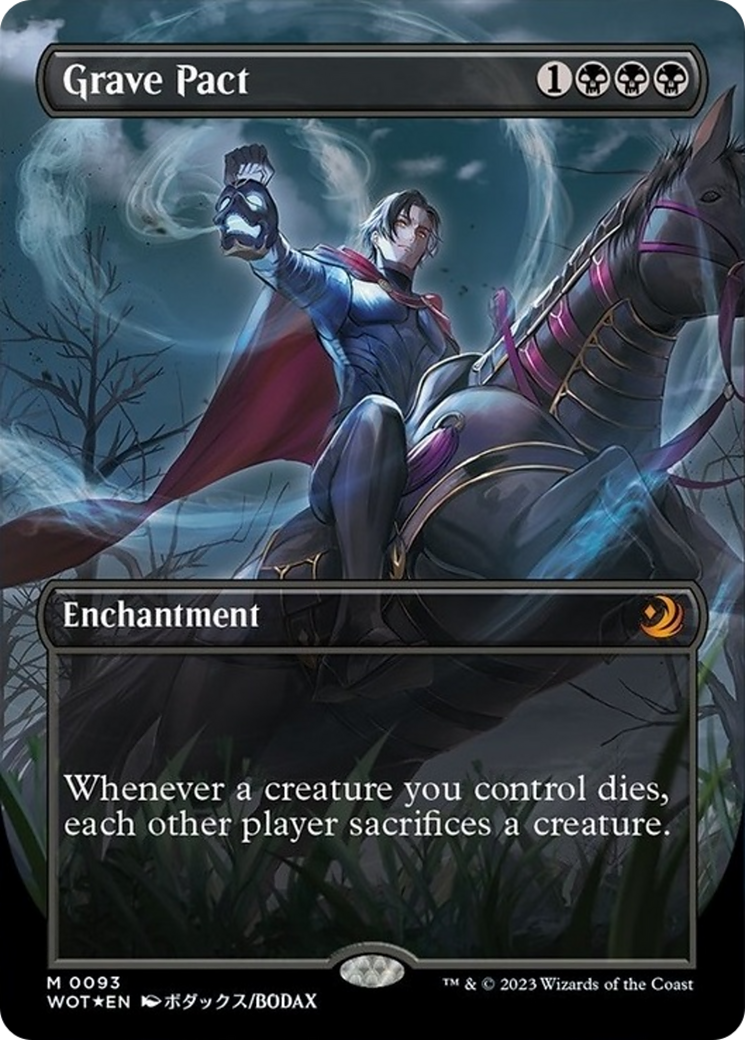 Grave Pact (Anime Borderless) (Confetti Foil) [Wilds of Eldraine: Enchanting Tales] | Local Legends