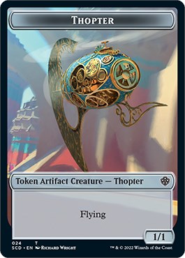 Cat Bird // Thopter Double-Sided Token [Starter Commander Decks] | Golgari Games