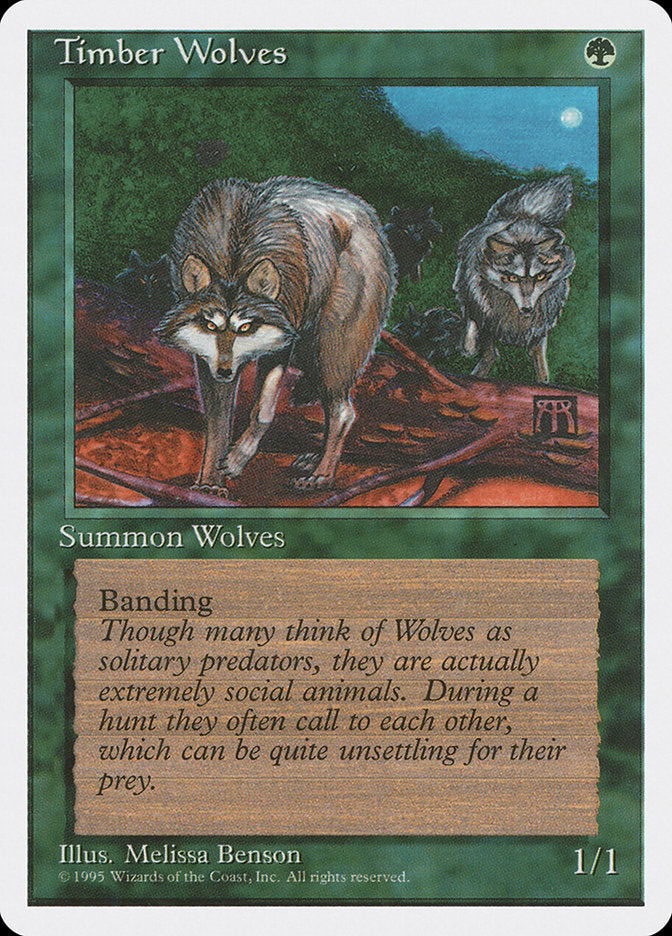 Timber Wolves [Fourth Edition] | Golgari Games