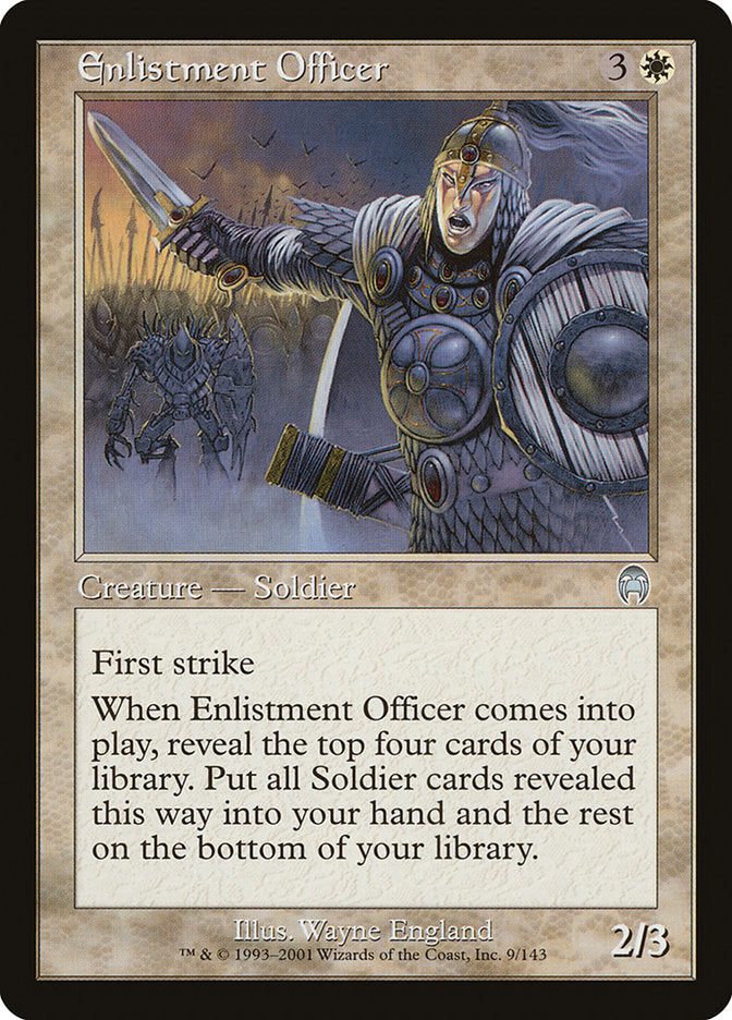 Enlistment Officer [Apocalypse] | Golgari Games