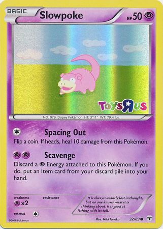 Slowpoke (32/83) (Toys R Us Promo) [XY: Generations] | Golgari Games