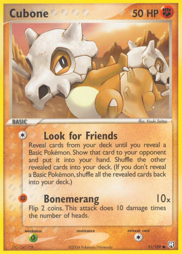 Cubone (51/109) [EX: Team Rocket Returns] | Golgari Games