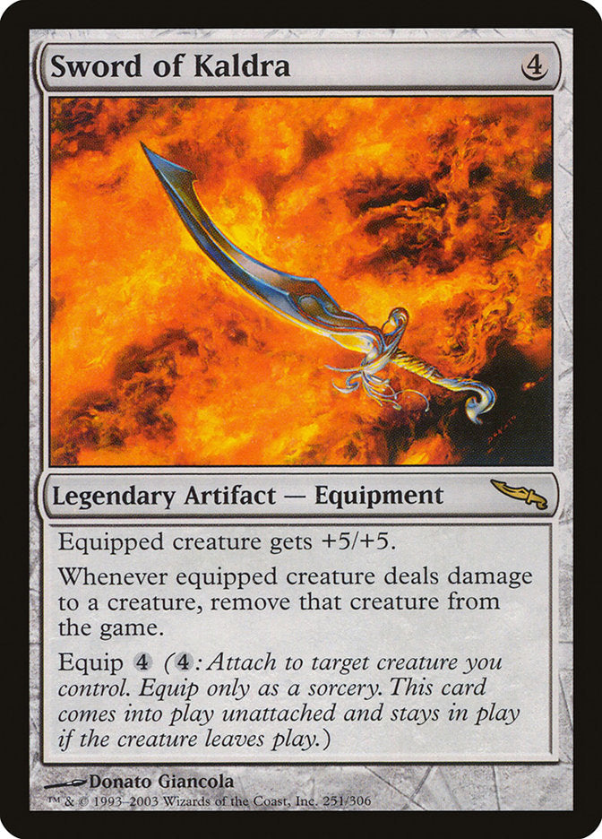 Sword of Kaldra [Mirrodin] | Local Legends