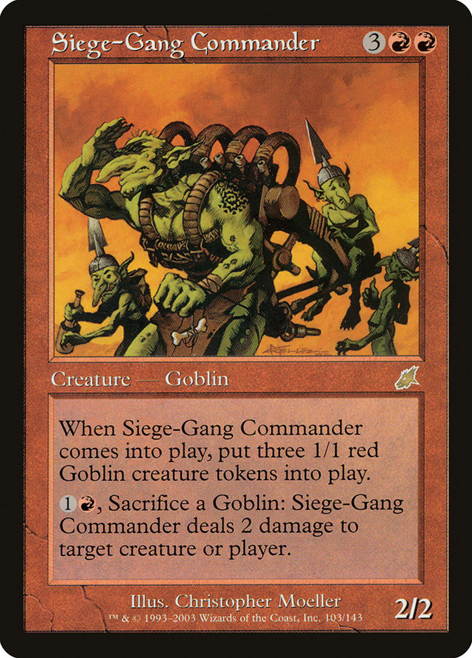 Siege-Gang Commander [Scourge] | Local Legends