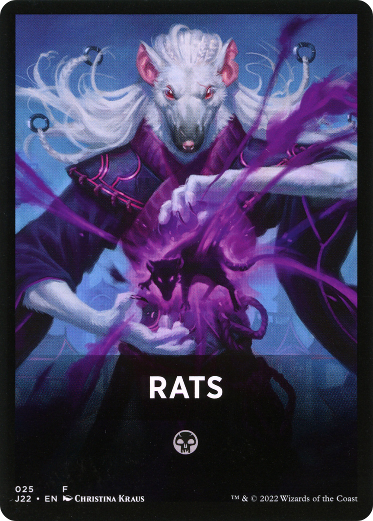 Rats Theme Card [Jumpstart 2022 Front Cards] | Golgari Games