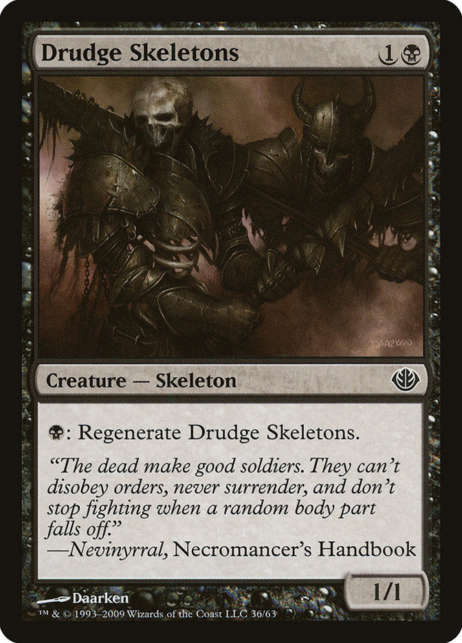 Drudge Skeletons [Duel Decks: Garruk vs. Liliana] | Golgari Games