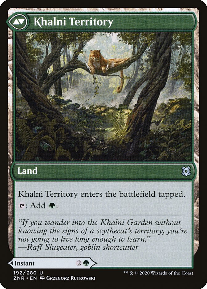 Khalni Ambush // Khalni Territory [Zendikar Rising] | Local Legends
