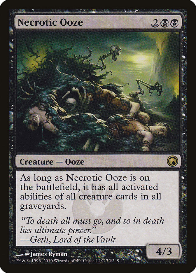 Necrotic Ooze [Scars of Mirrodin] | Golgari Games