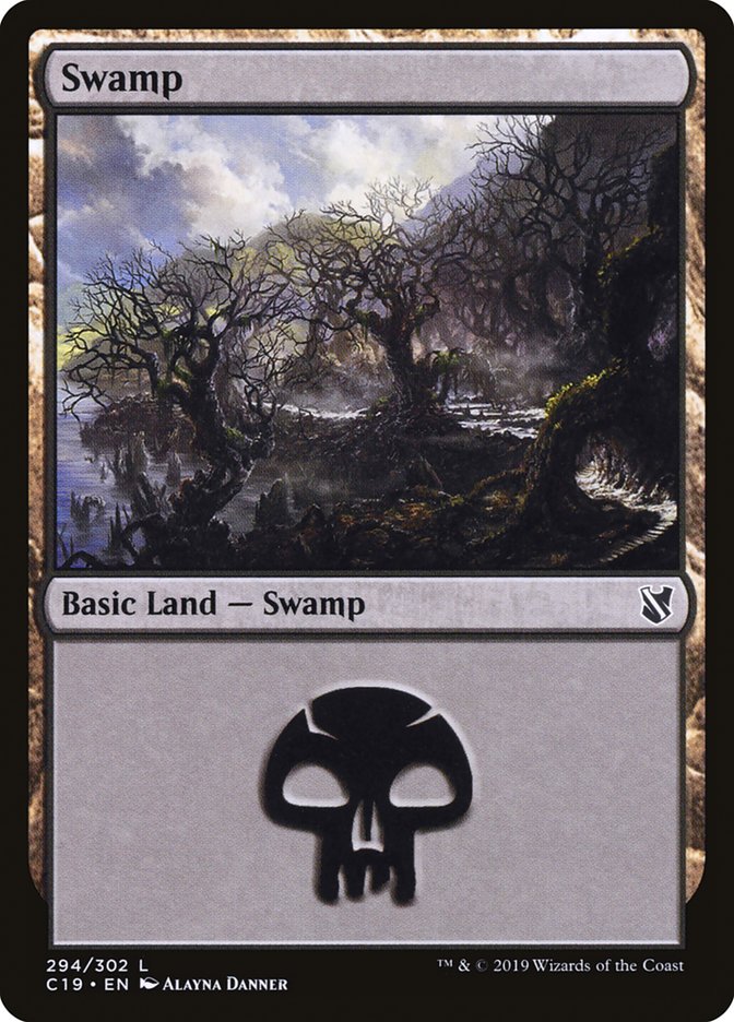 Swamp (294) [Commander 2019] | Golgari Games