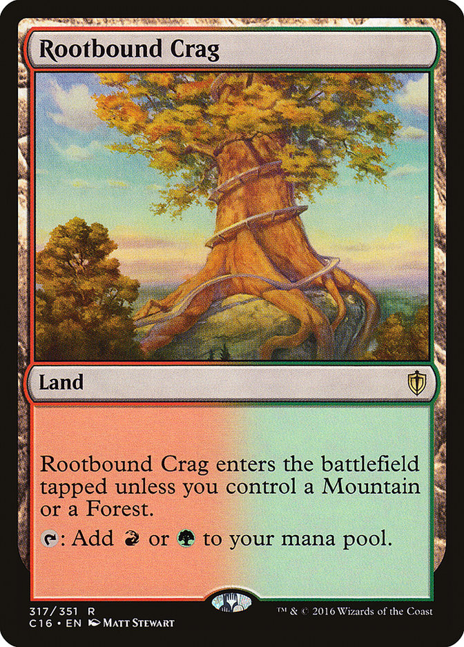 Rootbound Crag [Commander 2016] | Local Legends