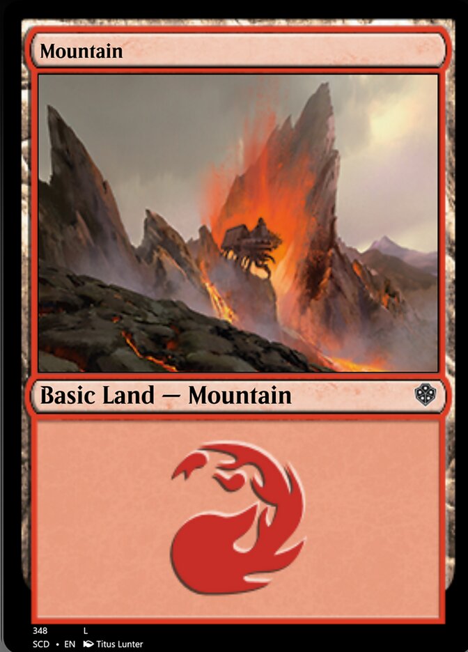 Mountain (348) [Starter Commander Decks] | Golgari Games