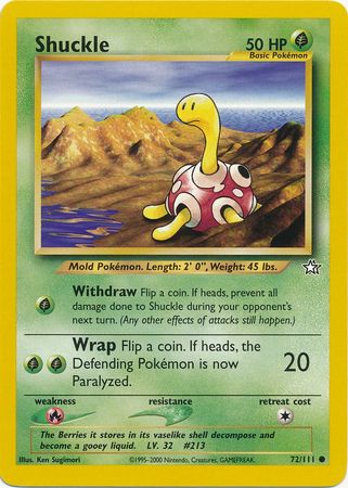 Shuckle (72/111) [Neo Genesis Unlimited] | Golgari Games