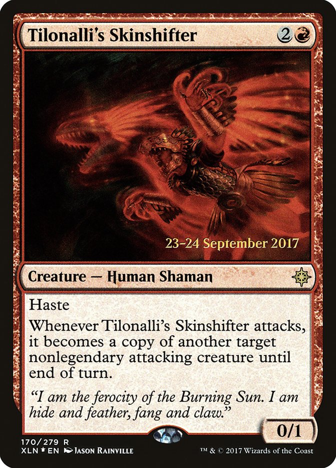 Tilonalli's Skinshifter [Ixalan Prerelease Promos] | Golgari Games