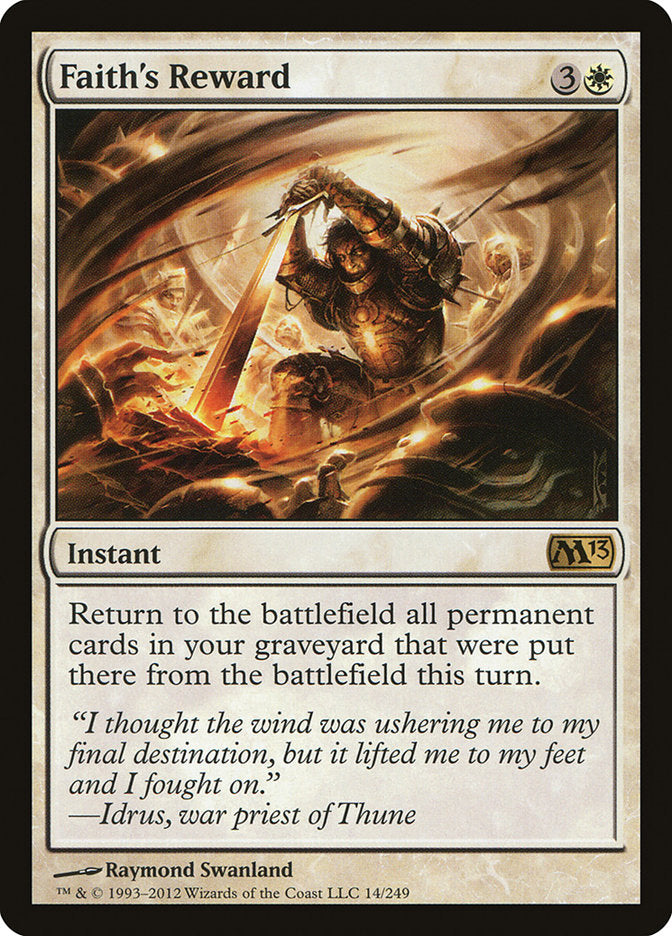 Faith's Reward [Magic 2013] | Local Legends