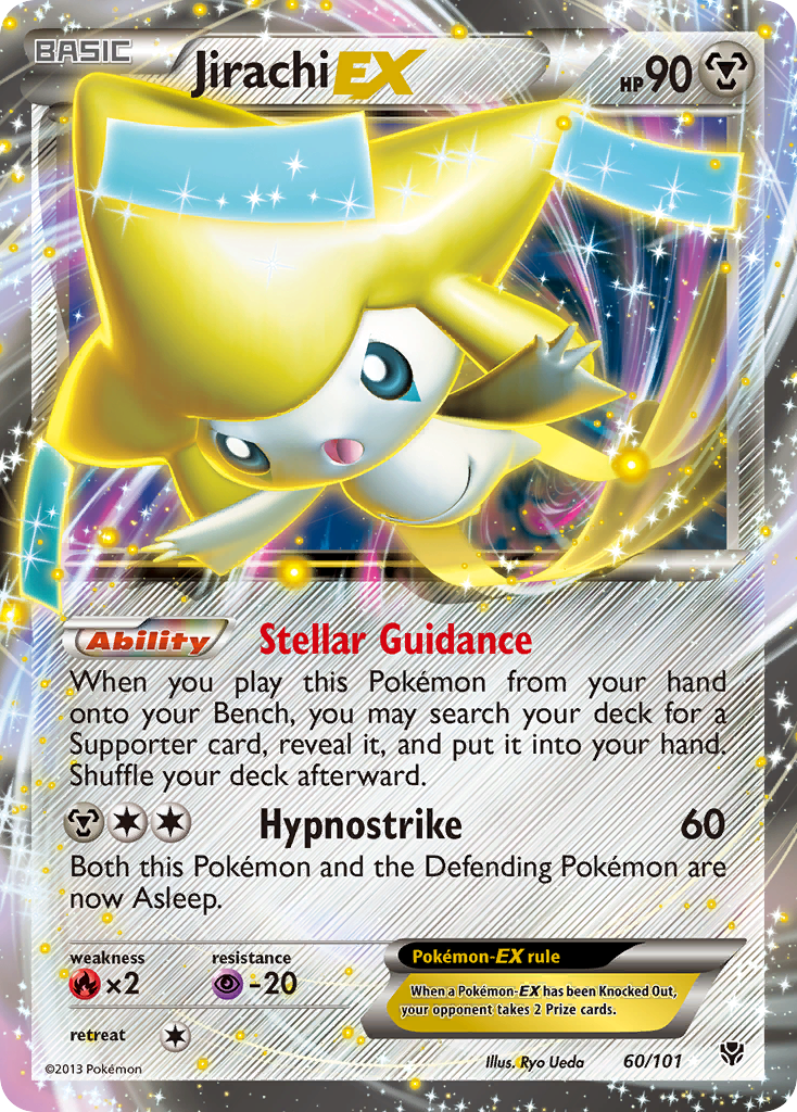 Jirachi EX (60/101) [Black & White: Plasma Blast] | Golgari Games