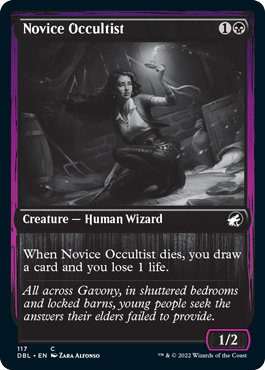 Novice Occultist [Innistrad: Double Feature] | Golgari Games