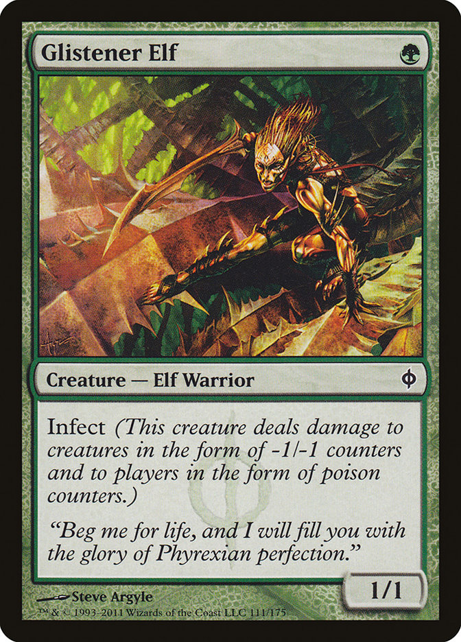 Glistener Elf [New Phyrexia] | Golgari Games