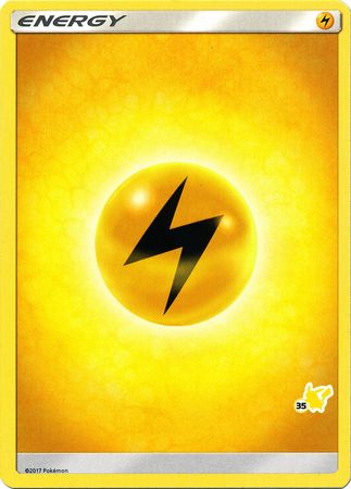 Lightning Energy (Pikachu Stamp #35) [Battle Academy 2020] | Local Legends