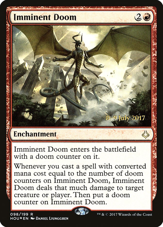 Imminent Doom [Hour of Devastation Prerelease Promos] | Golgari Games