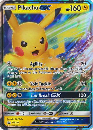 Pikachu GX (SM232) (Jumbo Card) [Sun & Moon: Black Star Promos] | Golgari Games