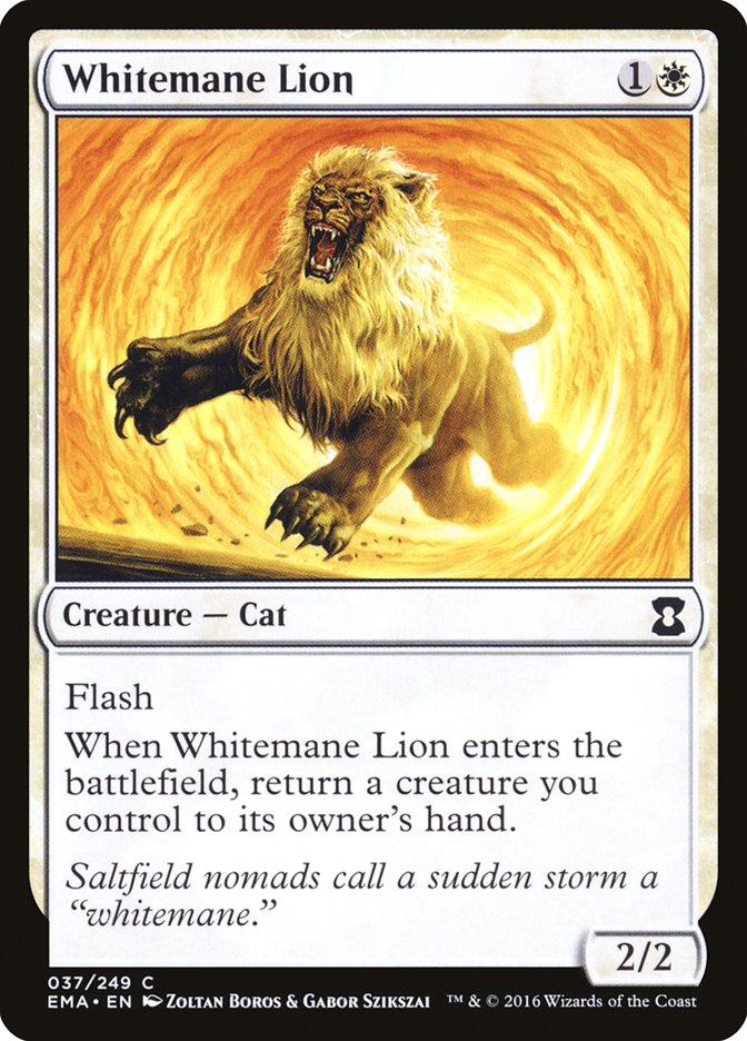 Whitemane Lion [Eternal Masters] | Golgari Games