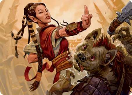 Half-Elf Monk Art Card [Dungeons & Dragons: Adventures in the Forgotten Realms Art Series] | Local Legends