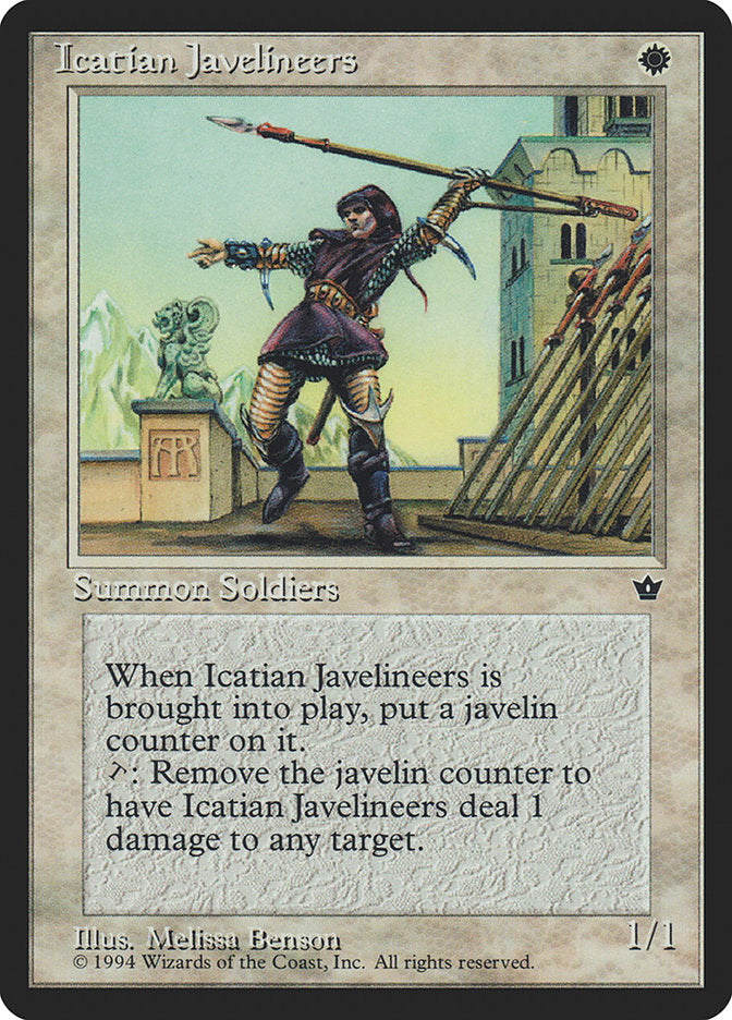 Icatian Javelineers (Melissa A. Benson) [Fallen Empires] | Local Legends