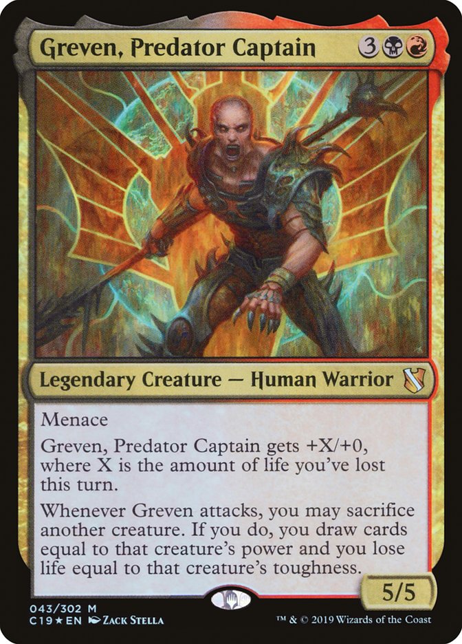 Greven, Predator Captain [Commander 2019] | Golgari Games