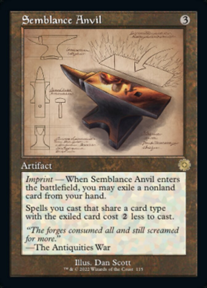 Semblance Anvil (Retro Schematic) [The Brothers' War Retro Artifacts] | Local Legends