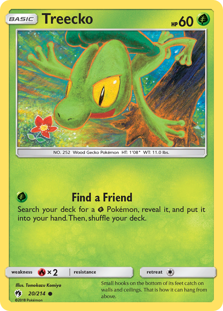 Treecko (20/214) [Sun & Moon: Lost Thunder] | Golgari Games