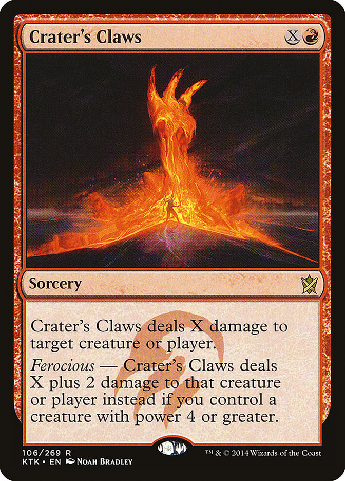 Crater's Claws [Khans of Tarkir] | Golgari Games