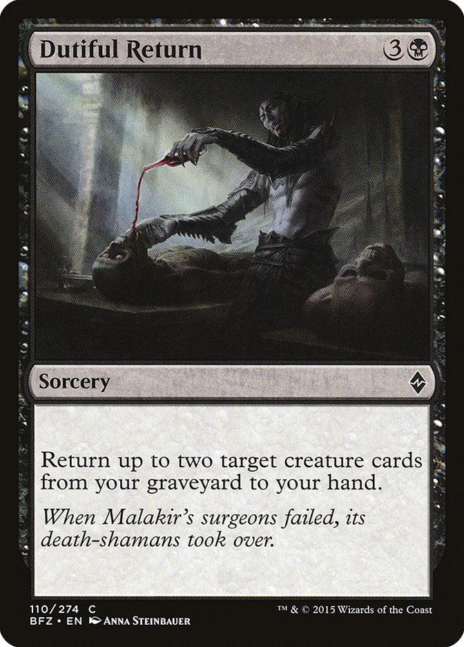 Dutiful Return [Battle for Zendikar] | Local Legends