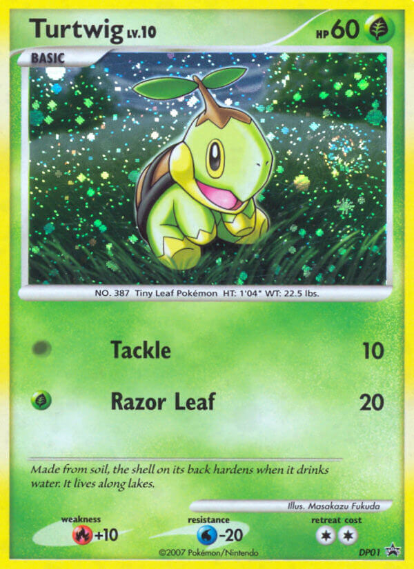 Turtwig (DP01) [Diamond & Pearl: Black Star Promos] | Golgari Games