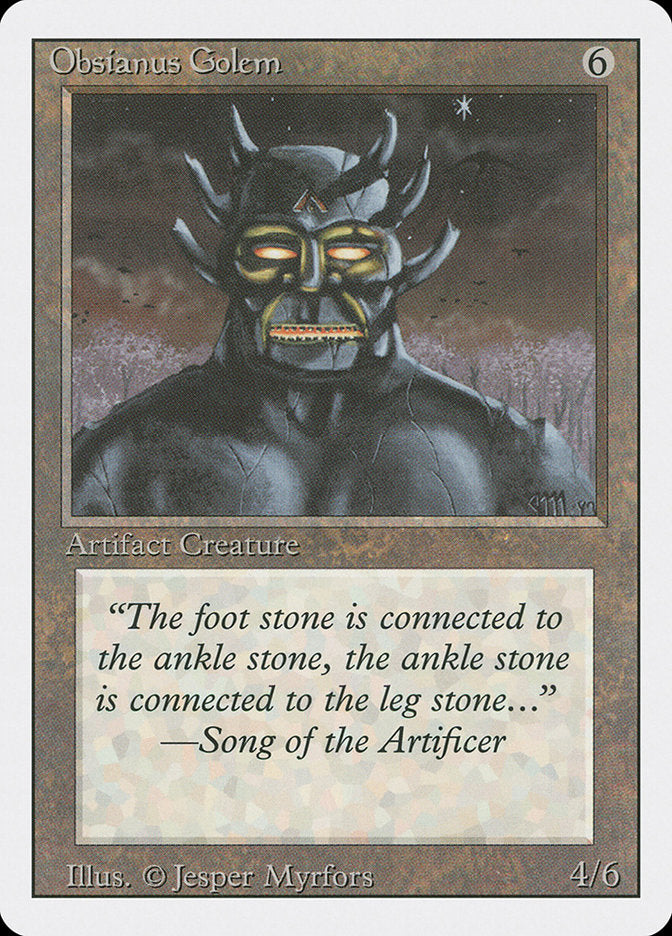 Obsianus Golem [Revised Edition] | Local Legends