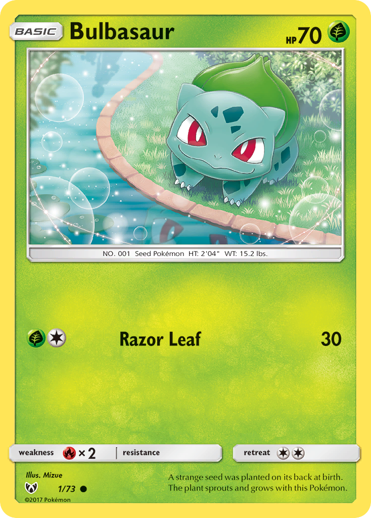 Bulbasaur (1/73) [Sun & Moon: Shining Legends] | Golgari Games