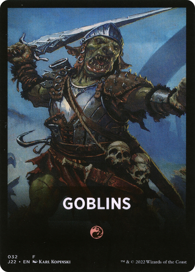 Goblins Theme Card [Jumpstart 2022 Front Cards] | Golgari Games