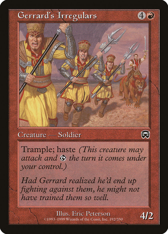 Gerrard's Irregulars [Mercadian Masques] | Local Legends