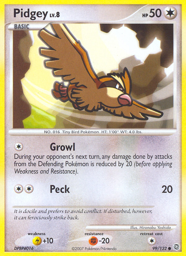 Pidgey (99/132) [Diamond & Pearl: Secret Wonders] | Golgari Games