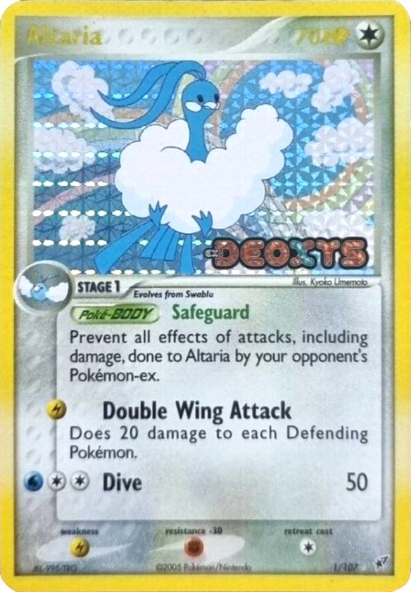 Altaria (1/107) (Stamped) [EX: Deoxys] | Golgari Games