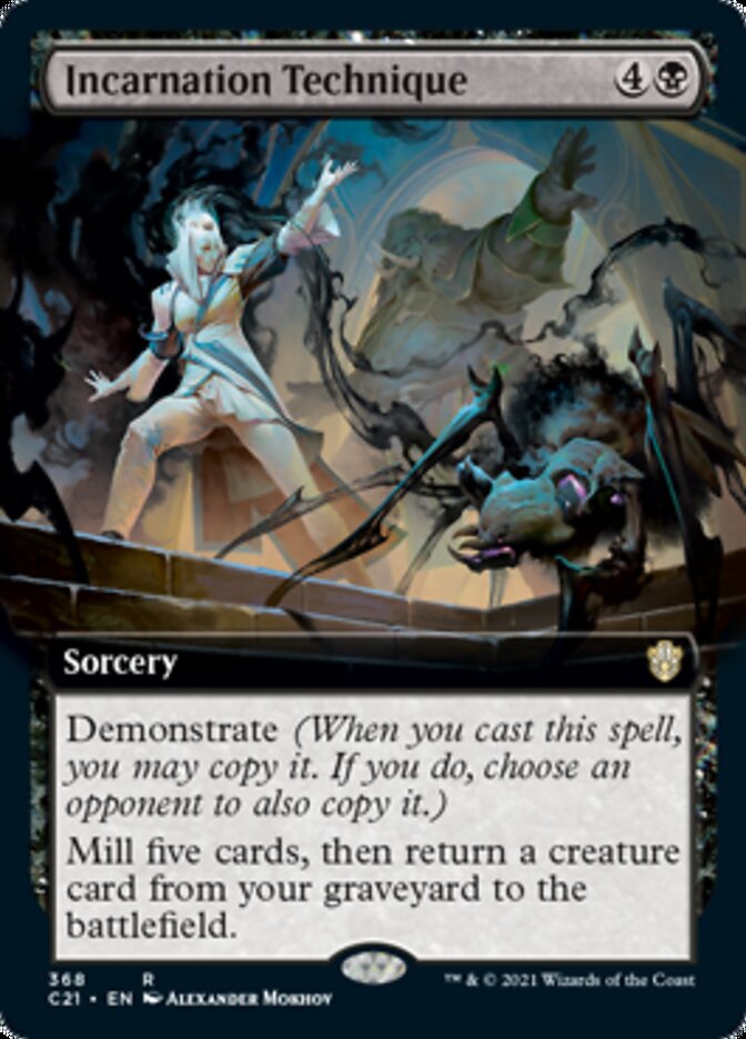 Incarnation Technique (Extended Art) [Commander 2021] | Local Legends