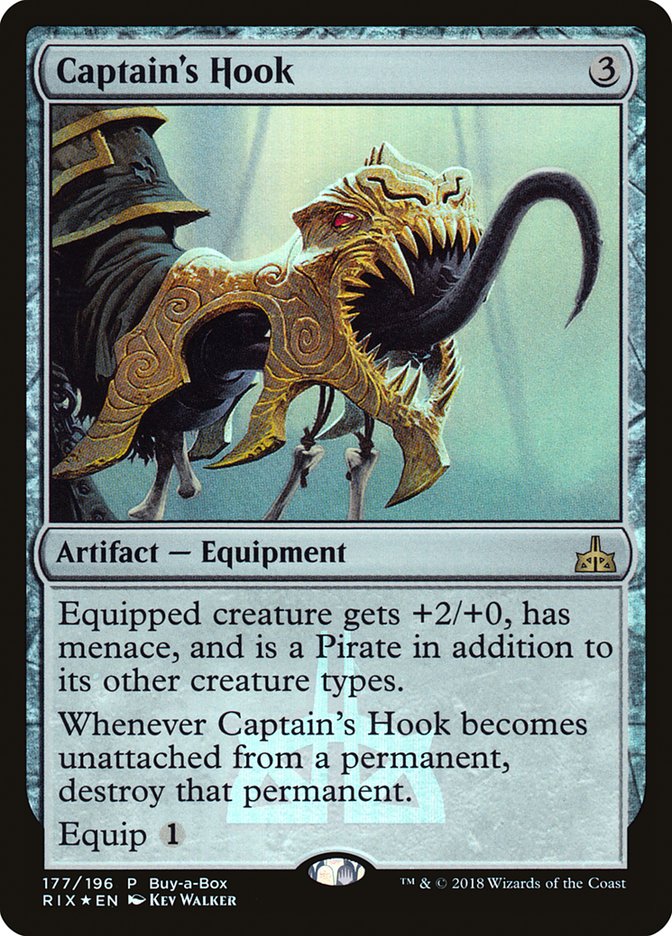 Captain's Hook (Buy-A-Box) [Rivals of Ixalan Promos] | Golgari Games