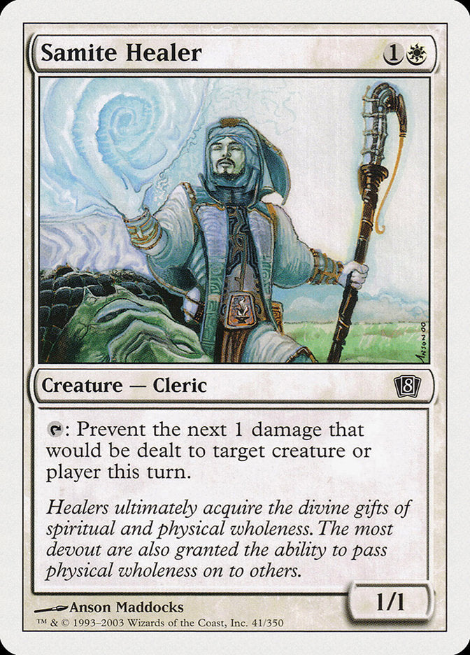 Samite Healer [Eighth Edition] | Local Legends