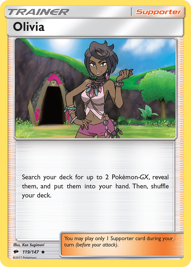 Olivia (119/147) [Sun & Moon: Burning Shadows] | Golgari Games