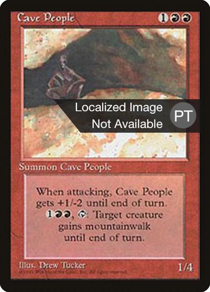 Cave People [Fourth Edition (Foreign Black Border)] | Golgari Games