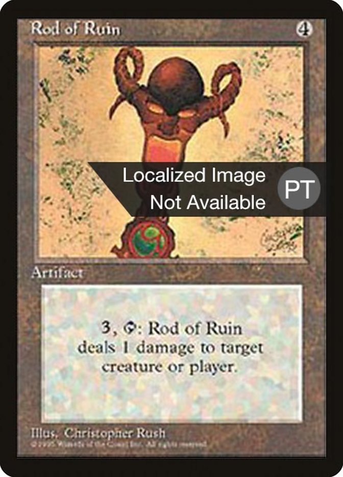 Rod of Ruin [Fourth Edition (Foreign Black Border)] | Local Legends