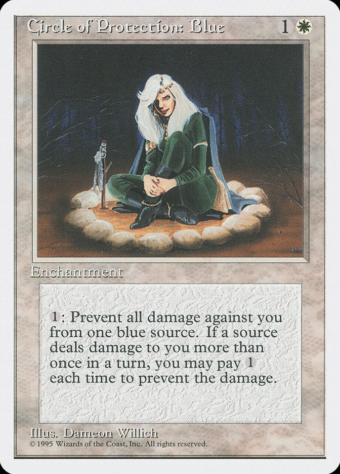 Circle of Protection: Blue [Fourth Edition] | Local Legends