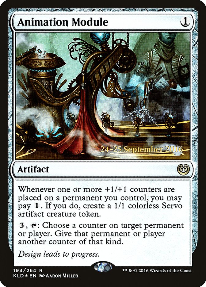 Animation Module [Kaladesh Prerelease Promos] | Golgari Games